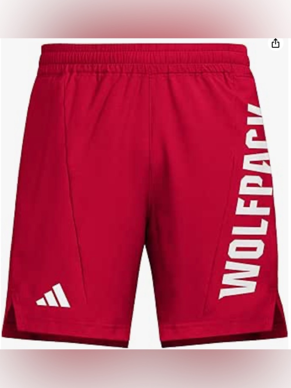 adidas Men's Red North Carolina State WOLFPACK Shorts Size XXL